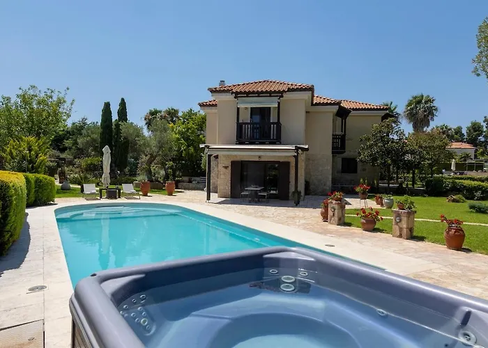Βίλα Eco Stone With Private Pool And Jacuzzi *