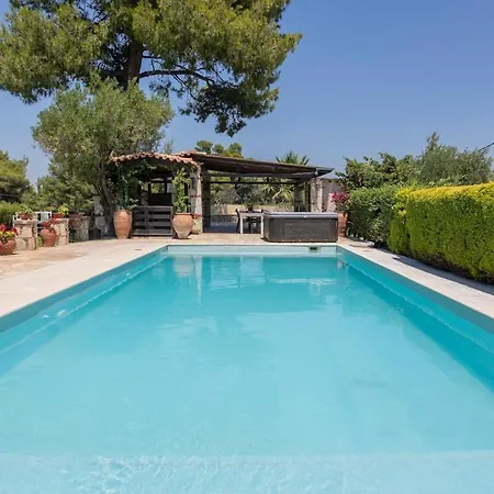 Eco Stone With Private Pool And Jacuzzi וילה Kalandra