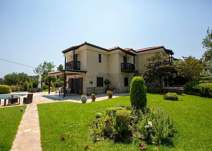 Βίλα Eco Stone With Private Pool And Jacuzzi Καλάνδρα